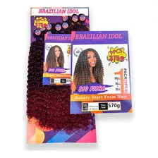 Cabelo Bio Fibra Premium Tela Entrelace Brazilian Idol 75 Cm