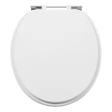 Tampa Assento Vaso Sanitário Branco Mdf Oval Laqueado