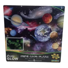 Puzzle Rompecabezas Prime Glow Sistema Solar 100 Piezas