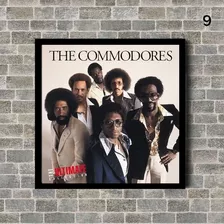 Quadro Decorativo Da Banda Commodores ( Quadrado )