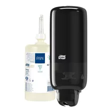 Dispensador Jabón Líquido Y Alcohol Gel Tork + Carga Gratis