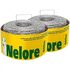 Kit 2 Arame Farpado Para Cerca Nelore 500m Morlan