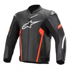 Campera Moto Cuero Faster V2 Alpinestars