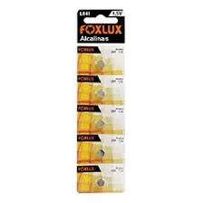 Bateria Alcalina 1,5v Lr41 C/5 Un Foxlux