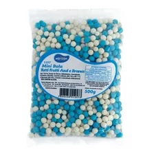 Mini Bala Confeito Horizon - 500gr Cores Azul & Branco