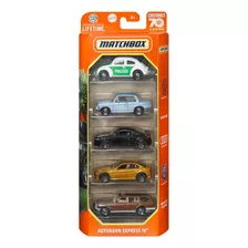 Autos Coleccionables Matchbox Pack Temático X5 Unidades