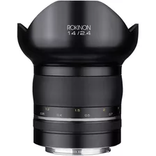 Lente Rokinon 14 Mm F2.4 Para Canon Ef, Ultra Gran Angular