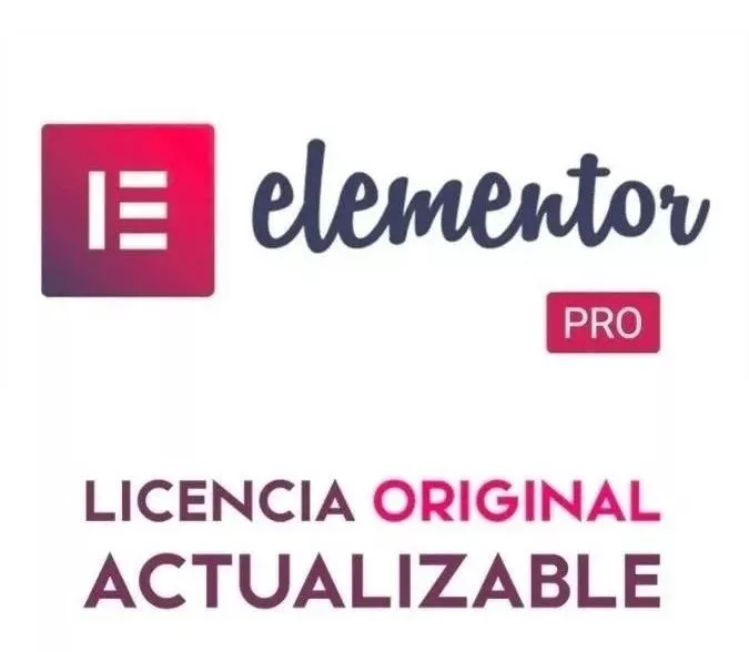 Elementor Pro Licencia Original Actualizada 1 Año Para 1 Web