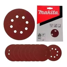 Disco Lija Con Velcro (10u) 125mm Grano 80 D-54514 Makita