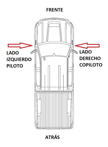 Par De Manija Elevador Cristal Chevrolet Silverado 1999-2006 Foto 9