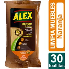 Alex Toallitas 30 Unidad Cuidado Extra Renovador De Muebles