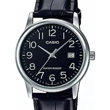 Relógio Casio Masculino Classico Couro - Mtp-v002l-1budf-br