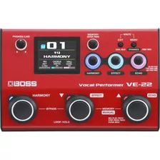 Pedal Multiefeitos Boss Ve-22 Vocal Performer Efeitos P/ Voz