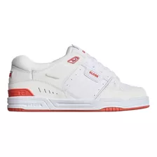 Tenis Skate Globe Fucion Blanco Rojo