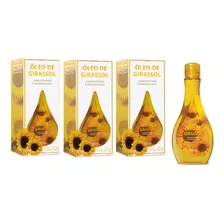 Kit 3 Óleo De Girassol Concentrado Aromatizado 80ml Muriel 