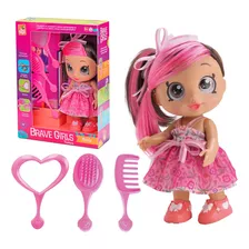 Boneca Brave Girls Alexis Fashion Com Acessórios - Bee Toys