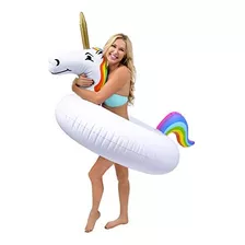 Tubo De Fiesta Gofloats Unicorn Pool Float, Balsas Inflables