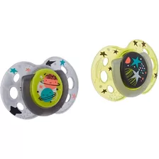 Chupete Night Time 18-36m Ortodóntico Pack X 2 Tommee Tippee