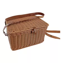 Canasta De Picnic De Ratán | Mide 14 X 12 X 7.5 | P...