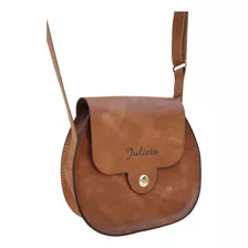 Bolsa Crossbody Compacta Dama Piel Genuina Personalizada 