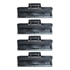 Kit 04 Toner Mltd-101s D101s P/ Impressora Samsung Ml-2162g