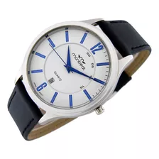 Reloj Montreal Hombre Ml1037 Calendario Malla Cuero Sintet.