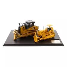 Miniatura Diecast Kit Tratores Esteira D7c + D7e Cat M85561