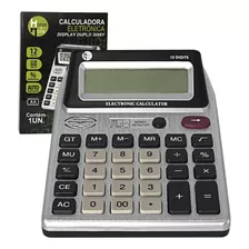 Calculadora Eletrônica Identificador Nota Falsa 2 Display 