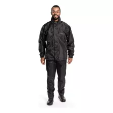 Capa De Chuva Motoqueiro Forro/gola Nylon Luxo Pantaneiro