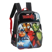 Mochila Infantil Menino Escolar Atacado Marvel Herois Costas