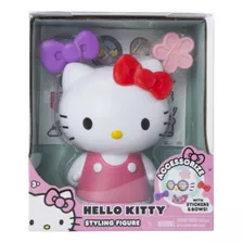 Muñeca Hello Kitty Con Accesorios Intercambiables Y Stickers