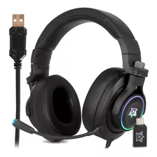 Headset Adamantiun Heimdall Ah 400 V2 P2 Pc Celular Ps4 Ps5 Xbox Tv Cor Preto