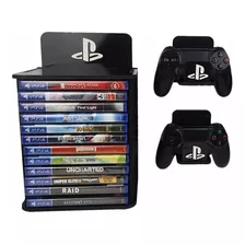 Kit 2 Porta Jogos Ps4 Ps3 Games Organizadores Envio Imediato