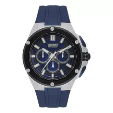 Relógio Orient Masculino Analógico Cronógrafo Azul Mbspc045 