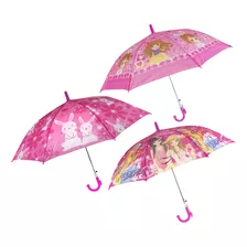 Kit 3 Guarda-chuva Infantil Desenho - Diversas Estampas 