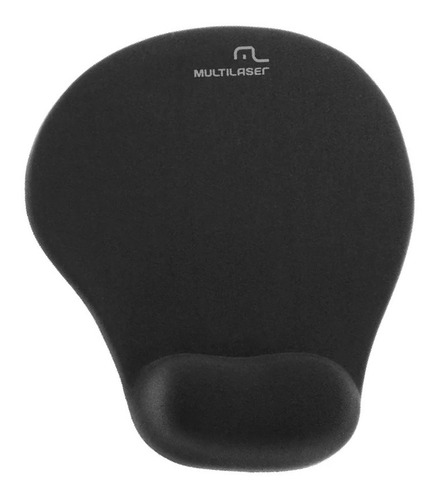 Mouse Pad Multilaser Ac024 De Plástico Y Tela Negro