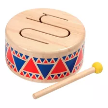 Instrumento De Juguete Musical De Madera De Tambor Sól...