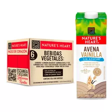 Nature's Heart Bebida Vegetal Avena Vainilla 946ml 6 Pack