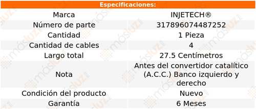 1- Sensor Oxgeno Acc Tacoma 4.0l V6 2005/2014 Injetech Foto 2