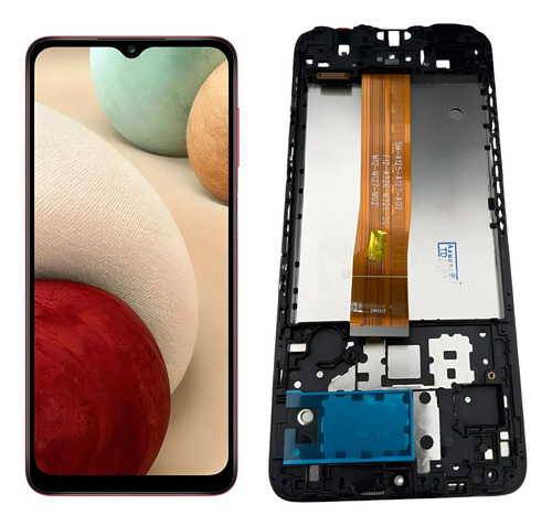 Samsung Tela A12 Display Incell Com Aro + Película