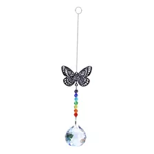 Cristais Coloridos Pingentes De Vidro Ornamento Butterfly 1