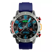 Relógio Smartwatch Lokmat Zeus 3 Pro Masculino Azul