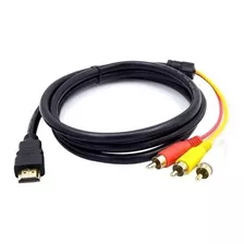 Cabo Hdmi Macho P/ Rca Conversor De Áudio E Vídeo 1,5m