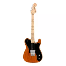 Squier, Guitarra Eléctrica Esquire Deluxe Color Mocha Color Marrón Material Del Diapasón Maple Orientación De La Mano Diestro