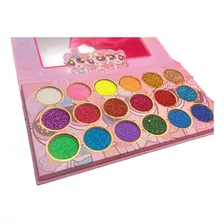 Paleta Glitter 18 Tonos