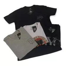 Kit 5 Camisetas Masculinas Gola V Plus Size G1 Ao G6