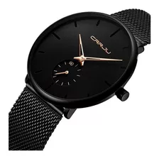 Reloj De Hombre De Cuarzo Ultrafino De Alta Calidad Crrju