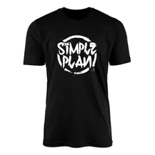 Camiseta Camisa T-shirt Simple Plan Rock I Wanna Be Tour