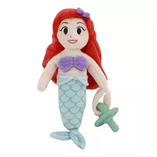 Disney Ariel - Chupete De Peluche Supersuave Rojo, Lavanda Y