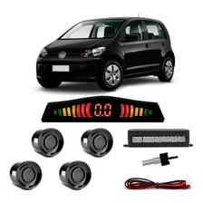 Sensor De Estacionamento First 22mm Preto 4 Pontos Vw Up